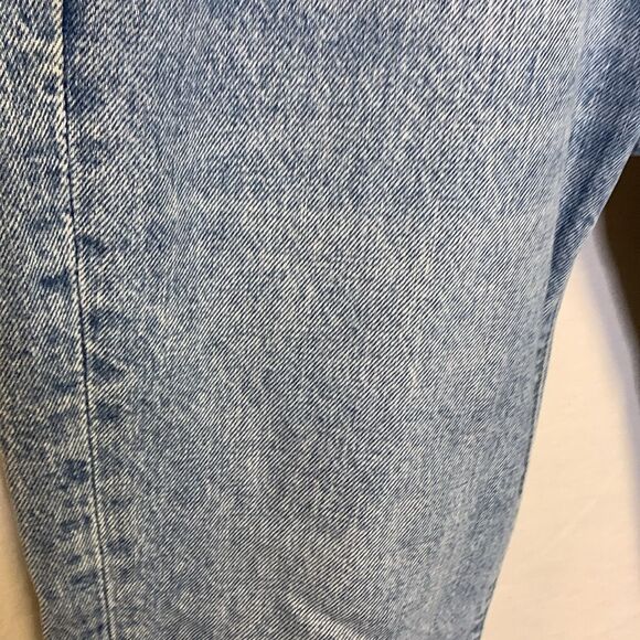 Abercrombie & Fitch Langdon Blue Light Wash Slim Frayed Hem Jeans Size 29 X 26 - Picture 6 of 13